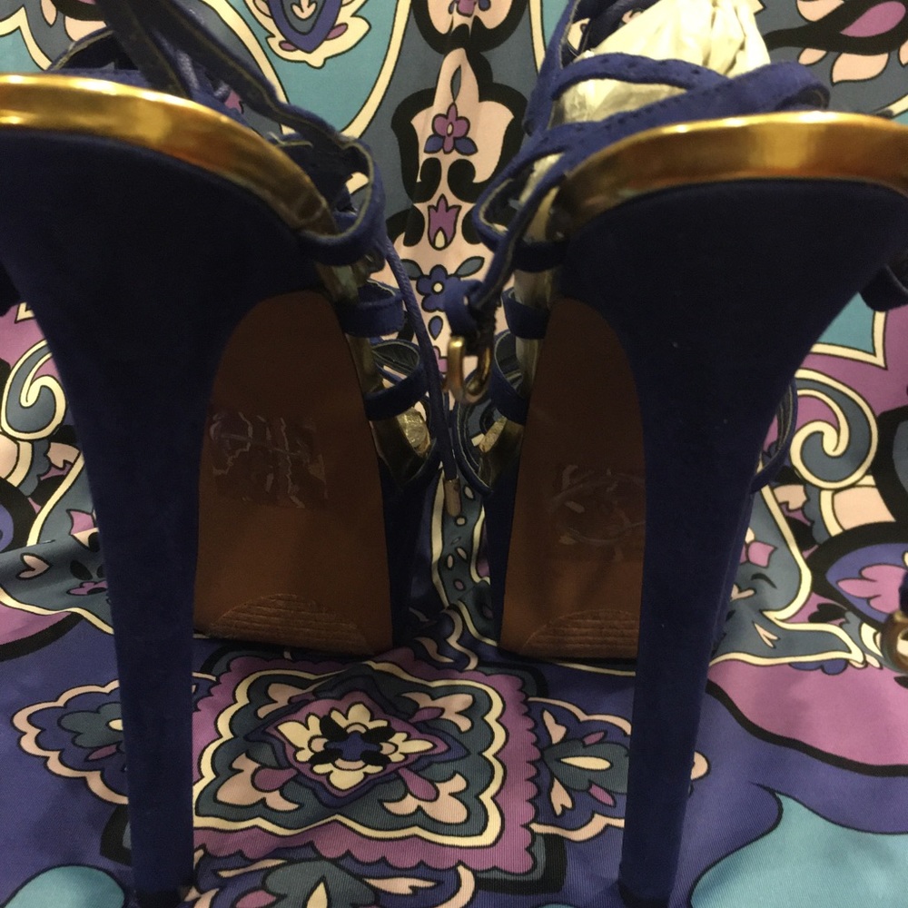 Blue Platform Shoes - Picture 8 of 9